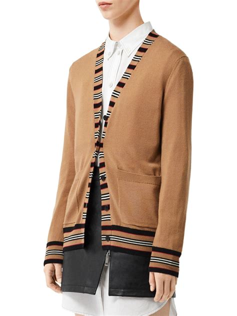 burberry merino wool cardigan